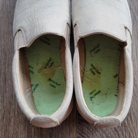 Frye Slip On Mens White Leather Casual Fashion Sneakers Size 8.5 main image 8